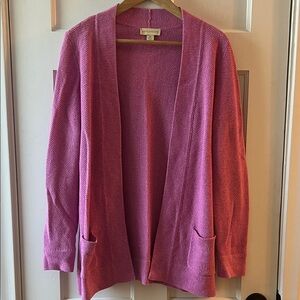 Textured weave cardigan